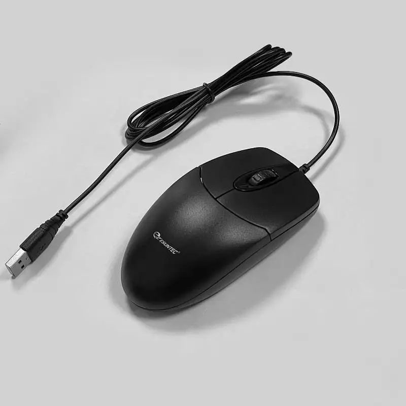 New Wired Office Optical Mouse Customized 3D Button USB Wired Mouse PC ...